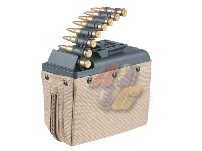 ARES LMG 1100 Rounds AEG Box Magazine (Tan)