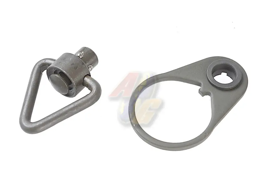 ARES End Plate Quick Detach Sling Mount with Sling Swivel for ARES M4 AEG Series