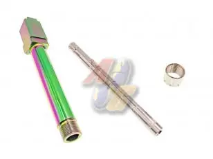 GunsModify KM Style G17 Steel Threaded Barrel ( Rainbow CCW )
