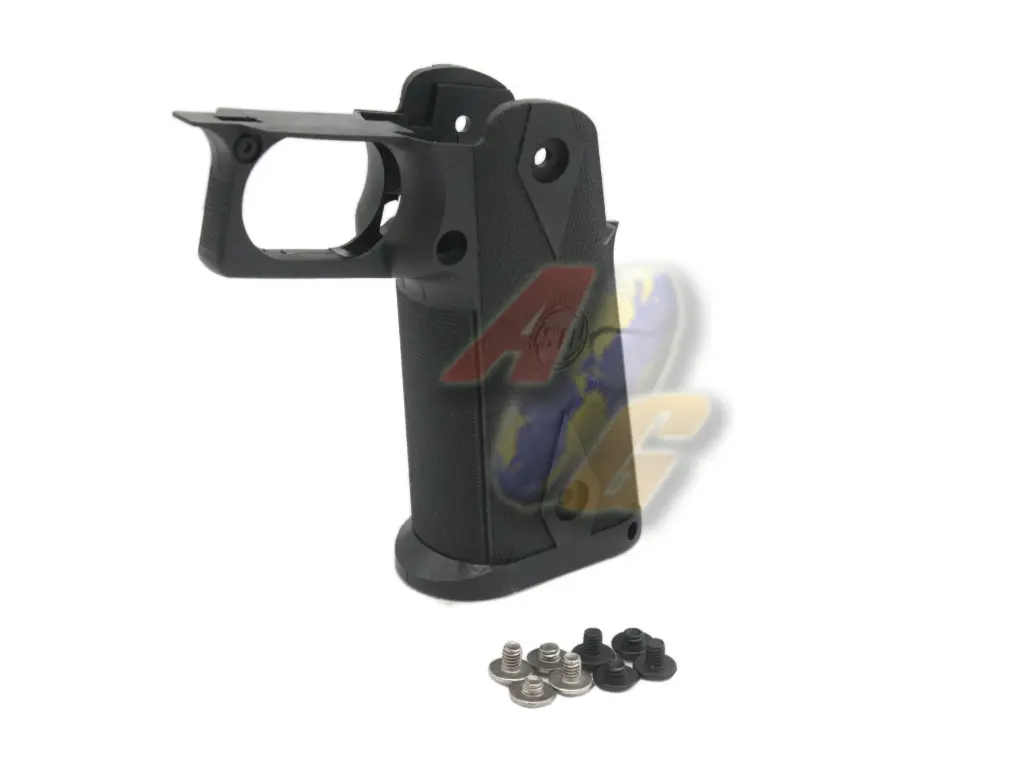 5KU STI Style Nylon Grip for Tokyo Marui Hi-Capa Series GBB ( BK )