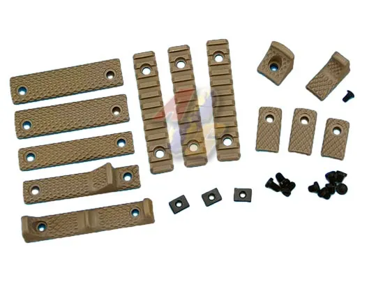 G&P URX III Rail Cover with Finger Stop Set B (Sand)