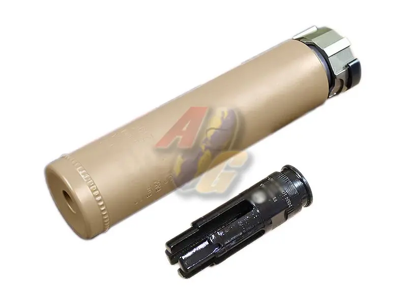 Airsoft Artisan FH556 Style Silencer with FH216A Flash Hider (DE)