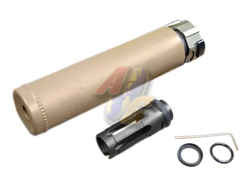 Airsoft Artisan FH556 Style Silencer with FH212A Flash Hider (DE)