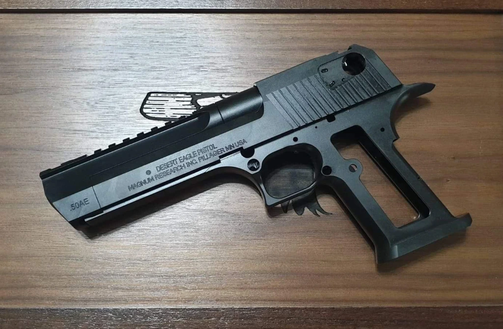 AG/ ALC Custom Desert Eagle.50 Steel Conversion Kit for Cybergun/ WE Desert Eagle GBB Series- Dead Pool (BK)