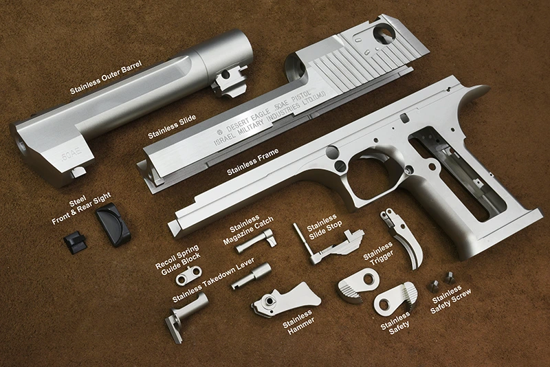 AG/ ALC Custom Desert Eagle.50 Steel Conversion Kit for Cybergun/ WE Desert Eagle GBB Series - SV