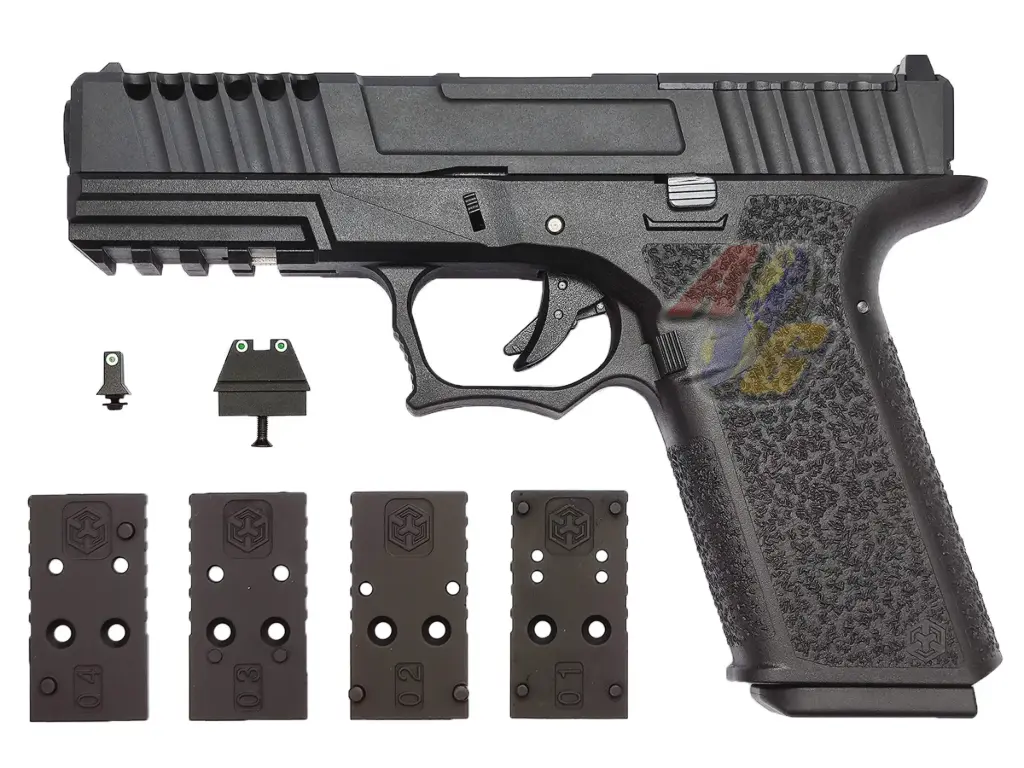 Armorer Works Hex VX7110 GBB Pistol with RMR Cut - BK