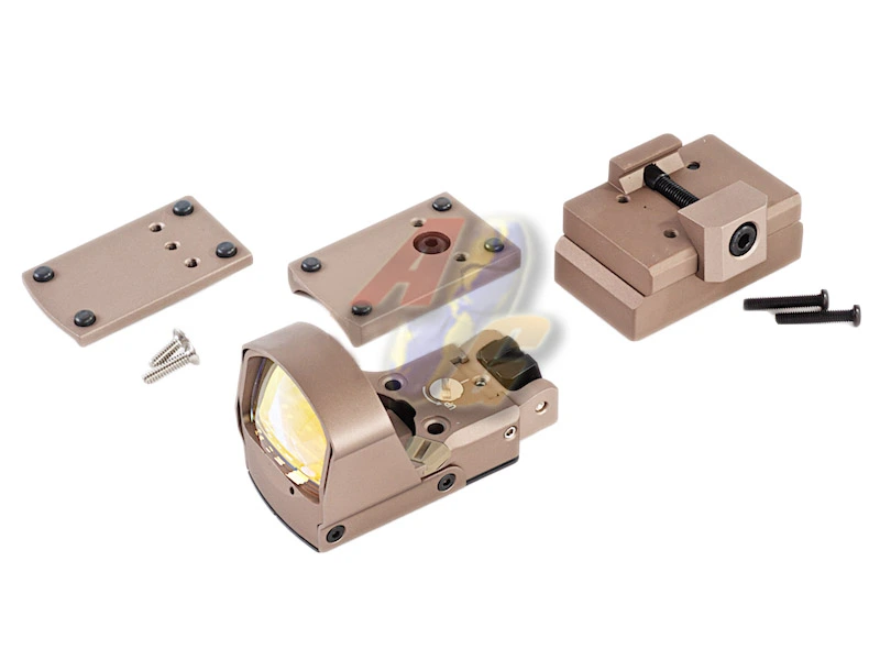 V-Tech D-Point Pro Style Red Dot Sight - Tan
