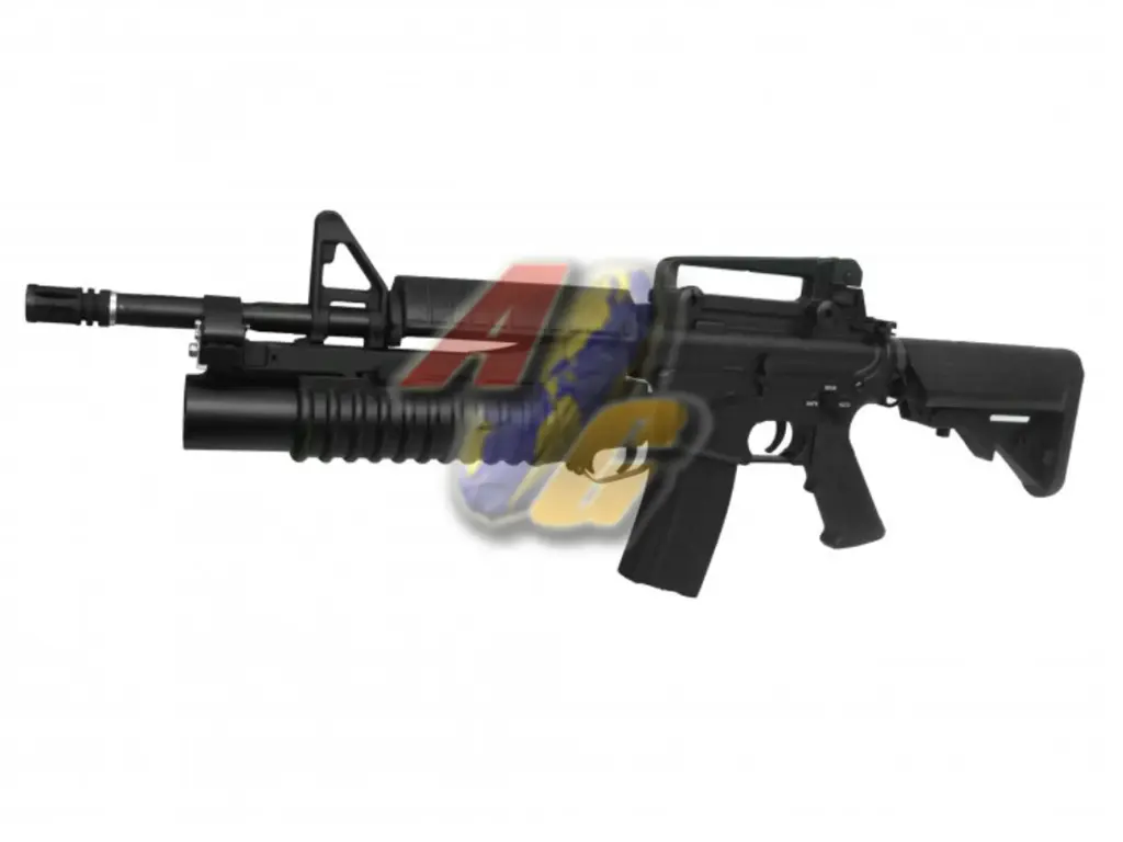 Cybergun M4 Carbine AEG with M203 Grenade Launcher with Marking - Licensed (by E&C)