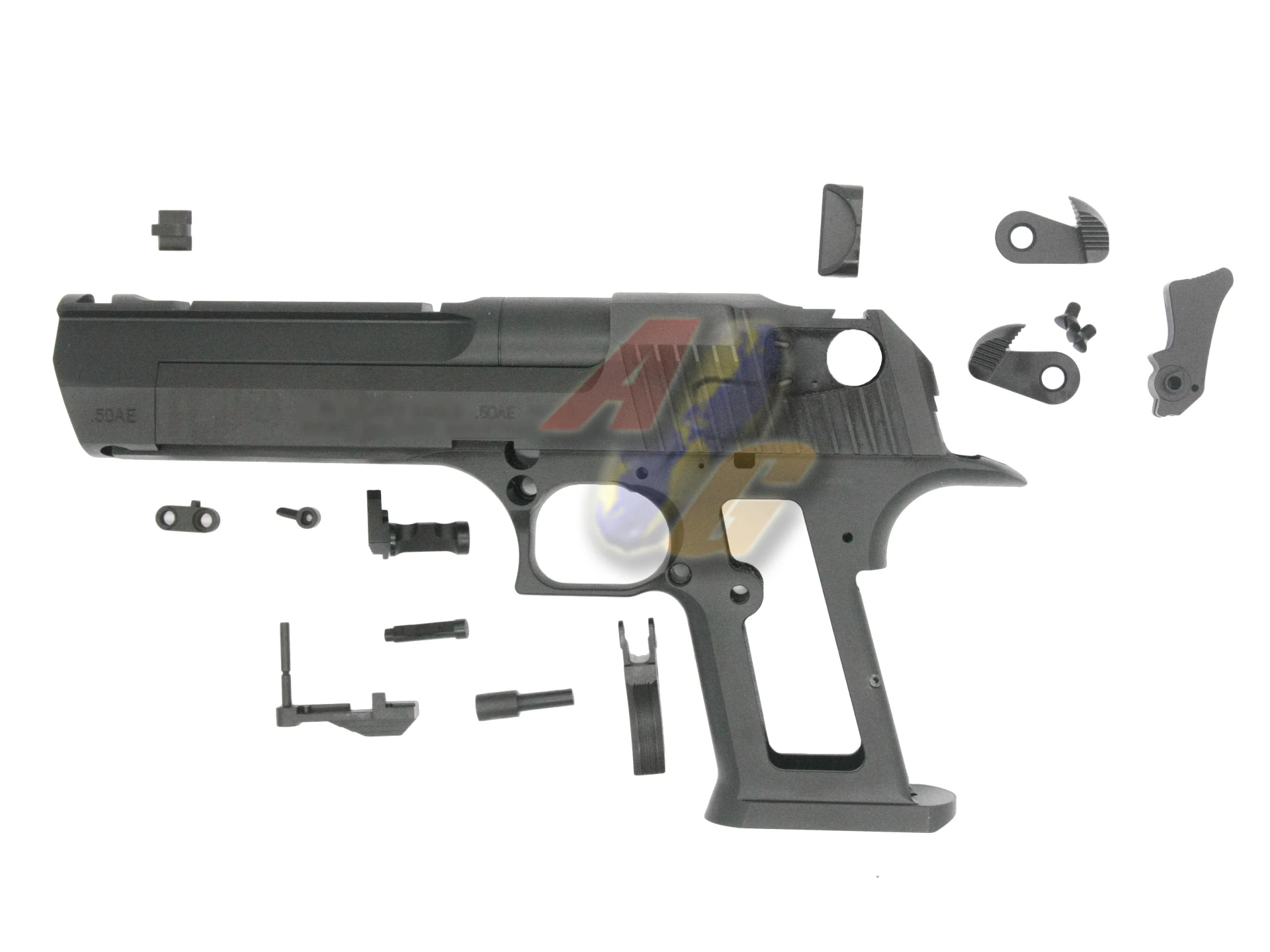 AG/ ALC Custom Desert Eagle.50 Steel Conversion Kit for Cybergun/ WE Desert Eagle GBB Series - BK
