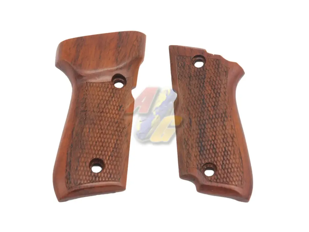 KIMPOI SHOP Hand Carved Type A Wood Grip for KSC M93R GBB Series - System 7