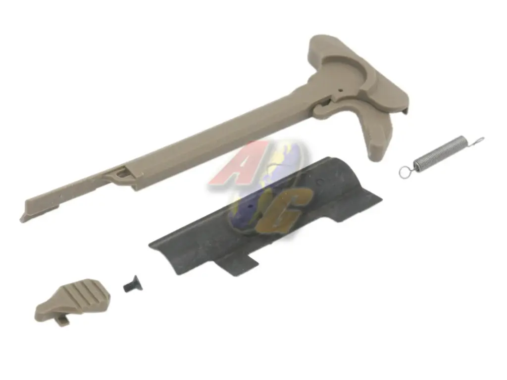 G&P Plastic M4 Charging Handle and Bolt Stop Set (Sand)