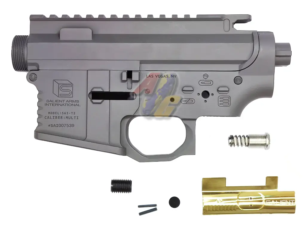[GP-MEB021GY] G&P Salient Arms Licensed Metal Body for Tokyo Marui M4/ M16, G&P F.R.S. AEG Series (Grey)