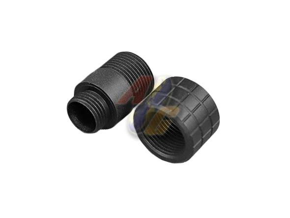 SLONG Aluminum Muzzle Adapter with Thread Protector - BK (Type D)