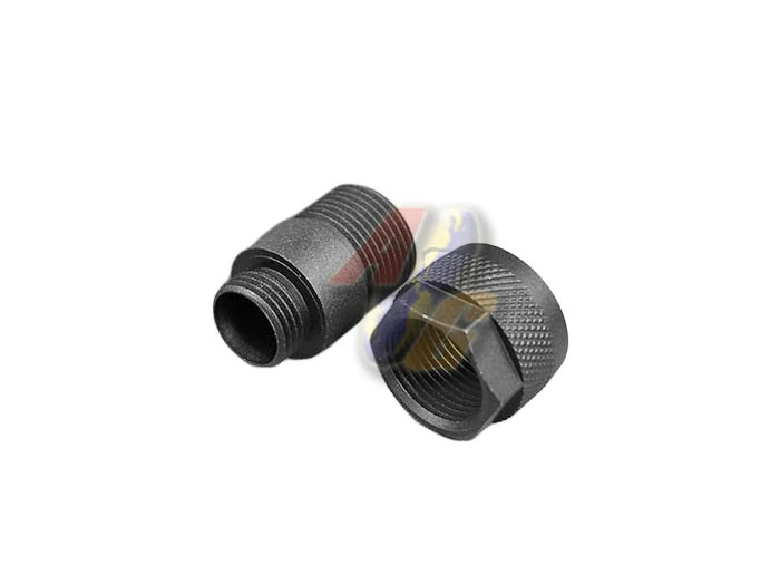 SLONG Aluminum Muzzle Adapter with Thread Protector - BK (Type B)
