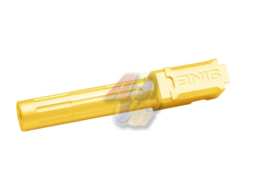 5KU Aluminum 9INE Barrel for Umarex/ VFC Glock 19 GBB (Gold)