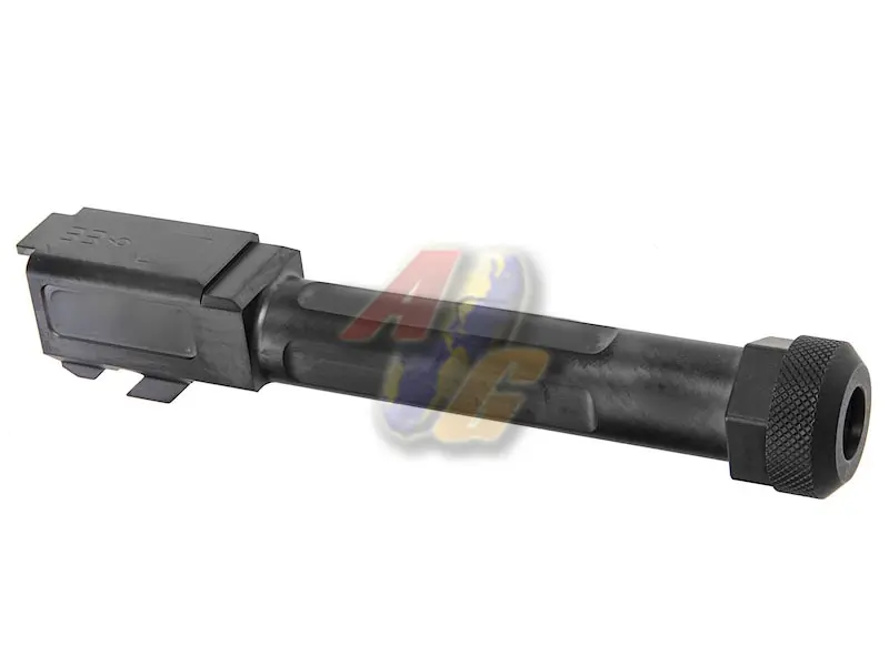 GunsModify S Style Steel Threaded Barrel Set For Tokyo Marui G19 GBB ( Black )