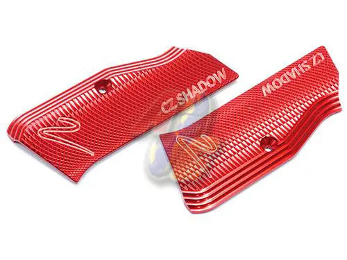 KJ Works Shadow 2 Aluminum Grip Panel - Red