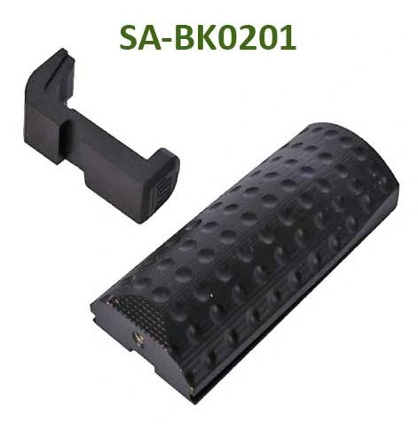 [AW-EMG-PT-0015] EMG SAI BLU Compact Backstrap and Magazine Catch Kit - Iron Grey (by Armorer Works)