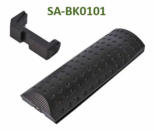 EMG SAI BLU Standard Backstrap and Magazine Catch Kit - Iron Grey (by Armorer Works)