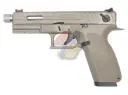 KJ KP-13F Full Auto Metal Slide GBB with Thread Barrel  ( TAN )
