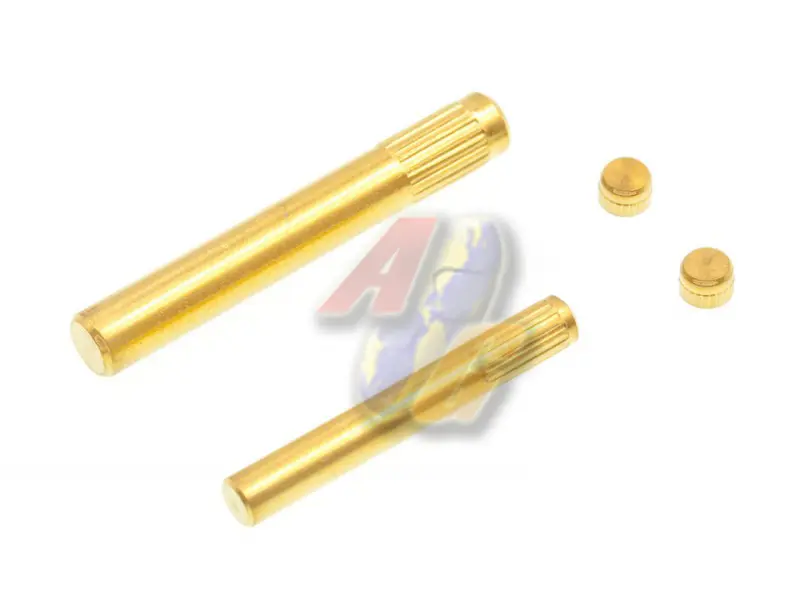GunsModify Stainless Steel Pin Set for Tokyo Marui Glock GBB Series - Tin-Nitride (Gold)