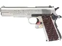 Double Bell Colt M1911A1 GBB with Marking - Silver
