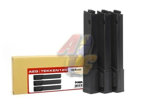 KWA Ronin TK.45 TEKKEN Series 120 Rounds AEG Magazine Box Set - 3 Pcs