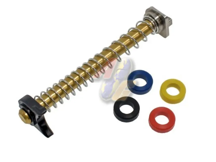 COWCOW Technology Stainless Steel Guide Rod Set for Tokyo Marui G19 GBB Series  - Gold