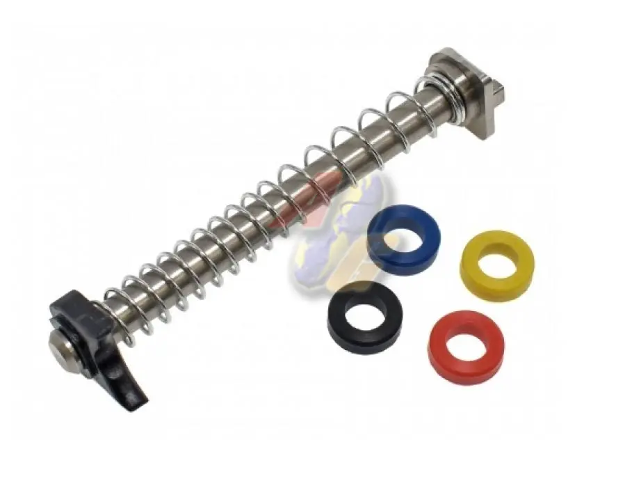 COWCOW Technology Stainless Steel Guide Rod Set for Tokyo Marui G19 GBB Series - Silver