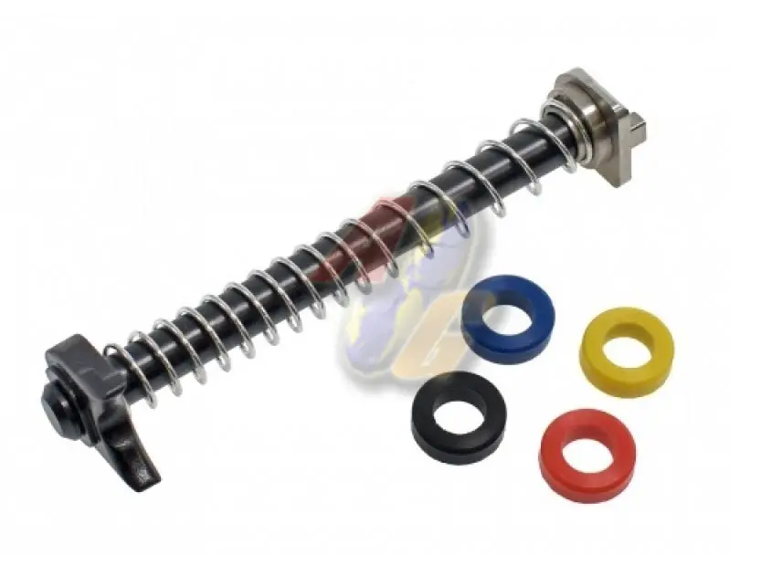 COWCOW Technology Stainless Steel Guide Rod Set for Tokyo Marui G19 Series GBB (Black)