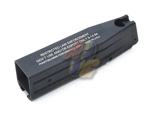 Guarder Aluminum Magazine Case for Tokyo Marui 5.1 GBB Magazine Series - Phantom (Black)