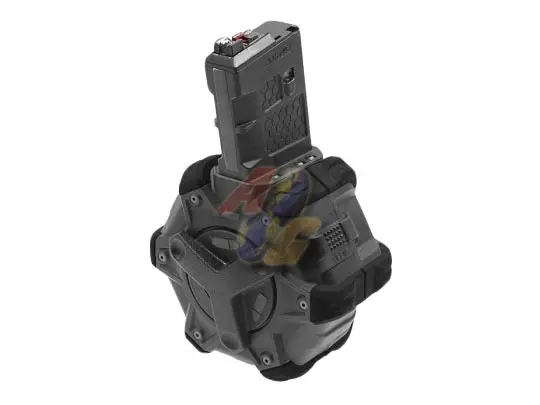 Armorer Works Adaptive 350 Rounds Magazine for WE M4/ M16 GBB Series (BK)