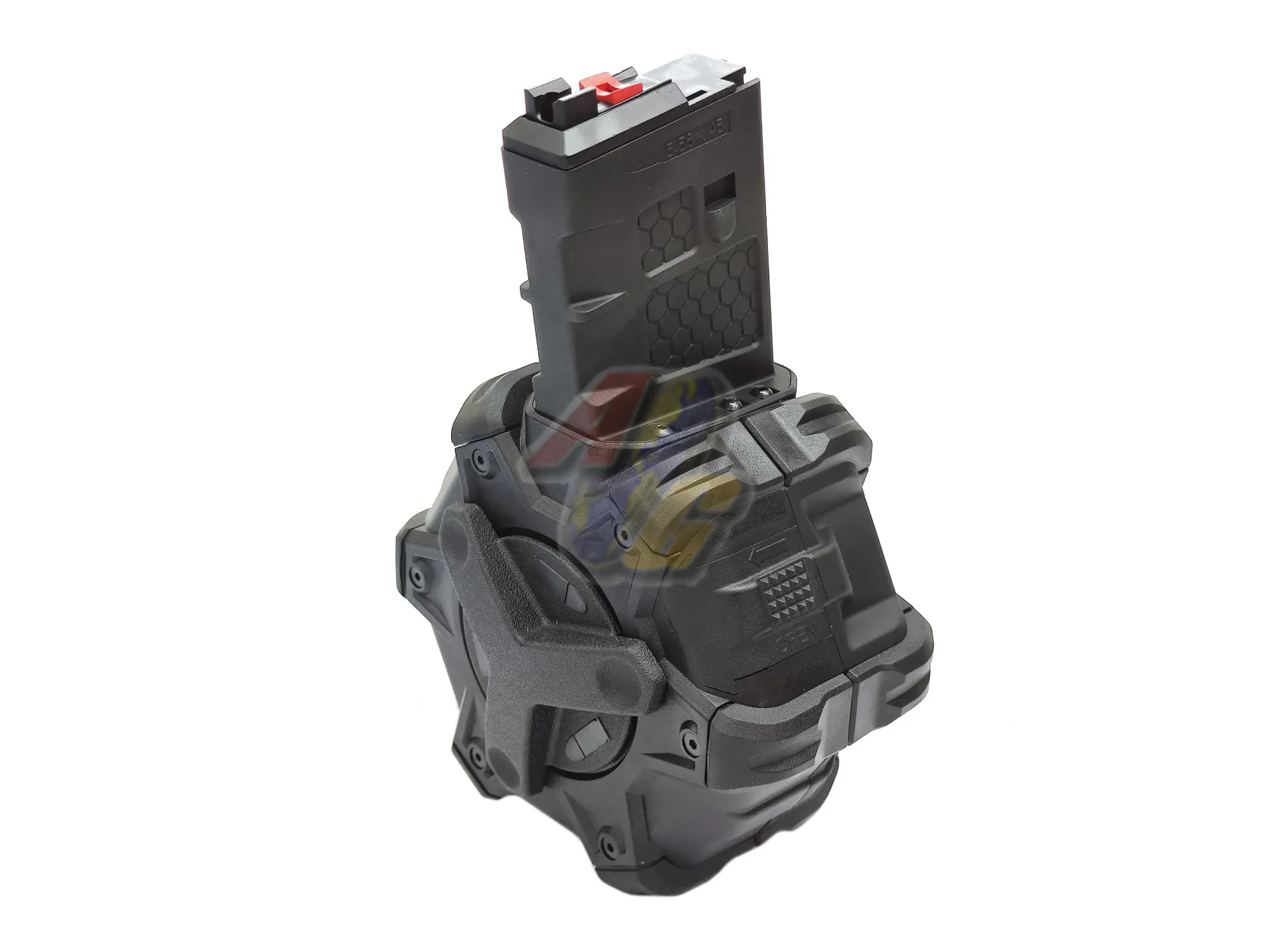 [AW-MAG-0031] Armorer Works Adaptive 350 Rounds Magazine for WE M4/ M16 GBB Series - BK