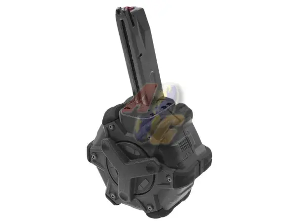 [AW-MAG-0030] Armorer Works Adaptive 350 Rounds Magazine for M9 GBB Series - BK