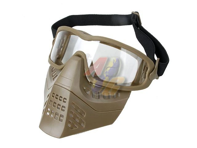 [TMC-3161-CB] TMC Impact-Rated Goggle with Mask -  CB