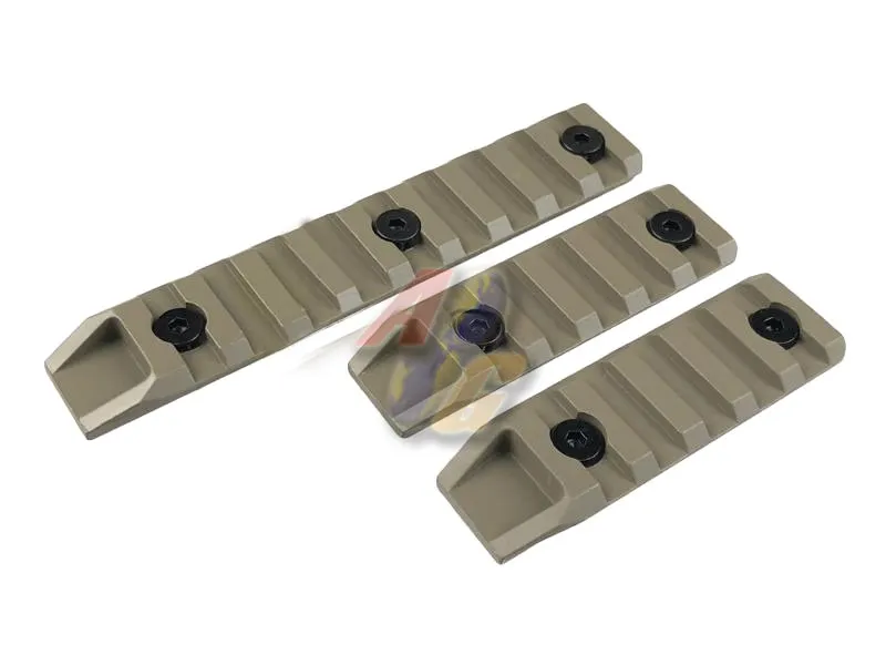 Army Force Rail Section Set for KeyMod Handguard (DE)