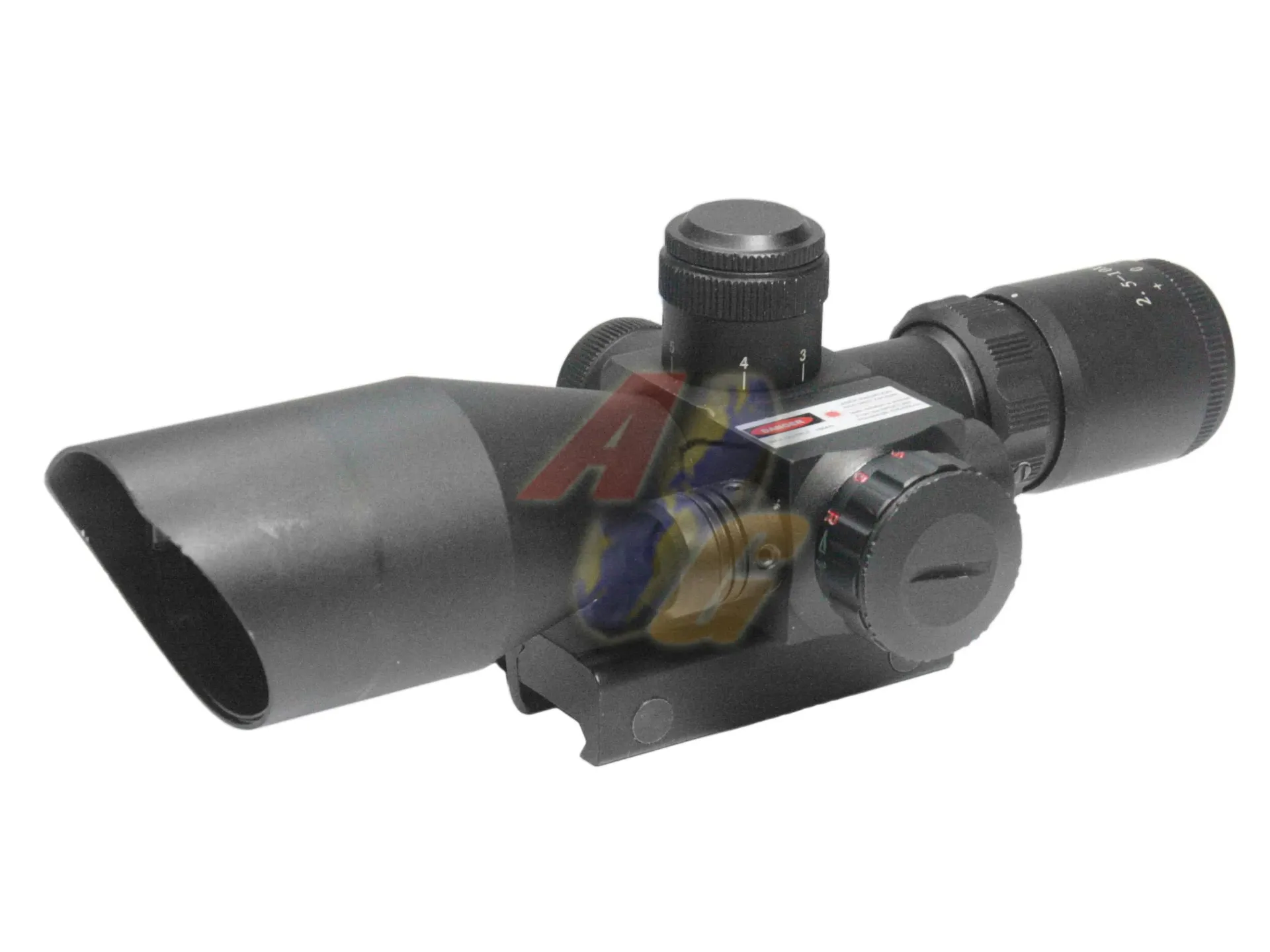 [AGK-SC-25-10X40] AGK 2.5-10 x 40 Illuminated Scope with Red Laser