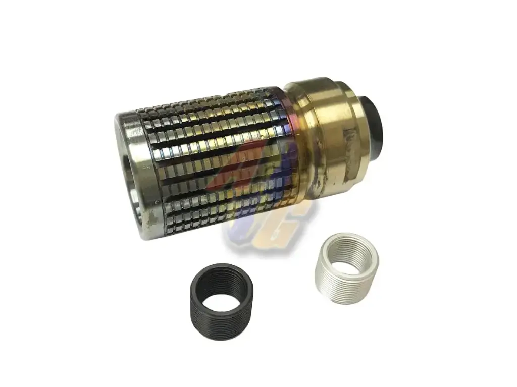 G&P XXL Bird Cage Flash Hider (Burnt Blue Finish)