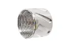 5KU Diagonals Knurled Thread Protector (14mm-/ Silver)