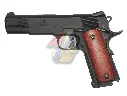 V-Tech IVER J. Style 1911 GBB with Wood Grip ( BK )