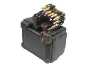 Golden Eagle 2600 Rounds Magazine Drum LMG Enhanced M4 AEG with Dummy Rem 223 Belt