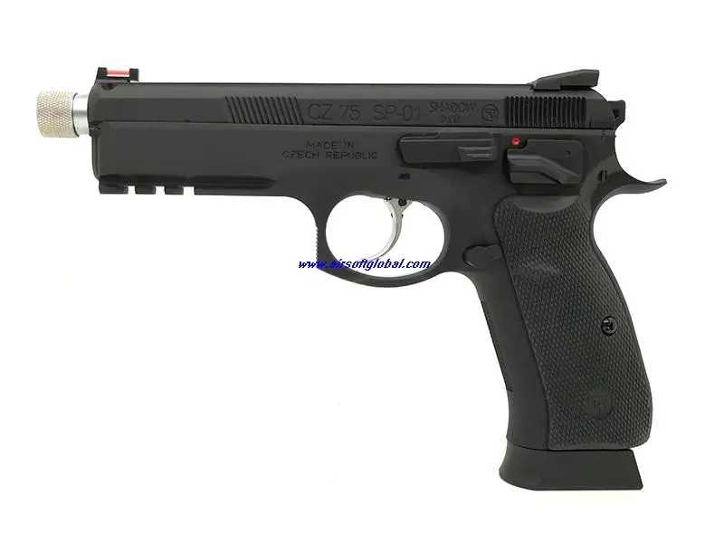 [AG-GP-SP01T] AG Custom CZ-75 SP-01 Shadow GBB Pistol with Marking - Thread Barrel Version