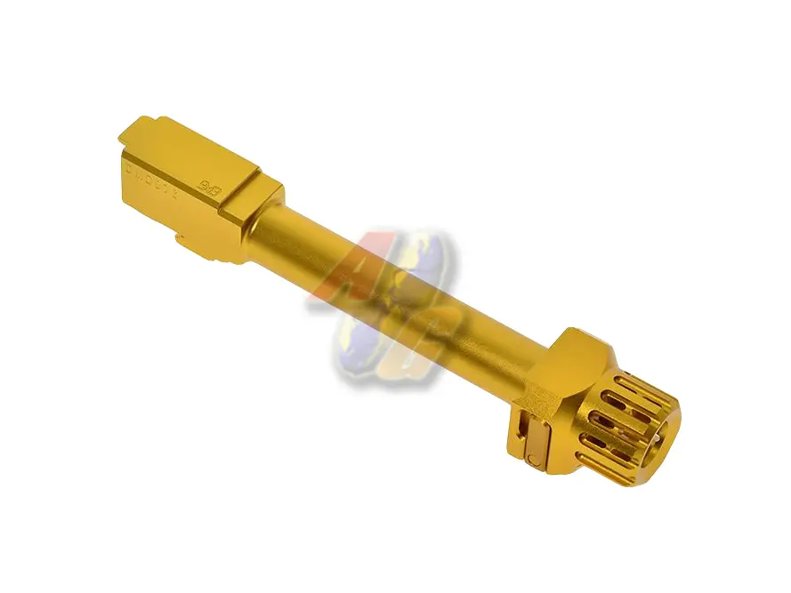 COWCOW Technology Fast Lock Compensator Barrel Set for Tokyo Marui G17/ G18C Series GBB (Gold)