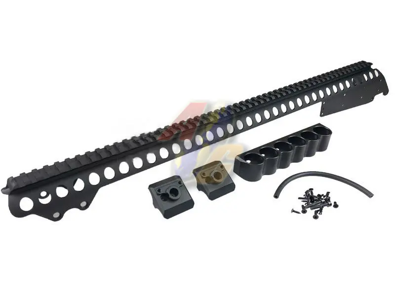 CYMA Aluminum Rail for M870 Shotgun with Shell Carrier