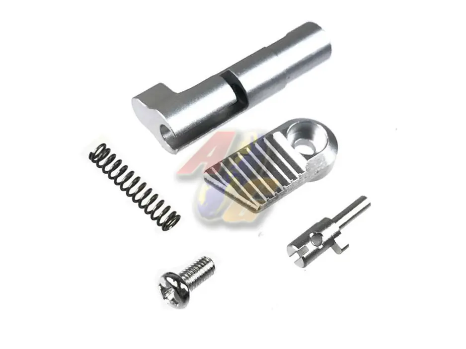 AIP Ver.2 Magazine Catch Set for Tokyo Marui Hi-Capa Series GBB (Silver) (Ruled)