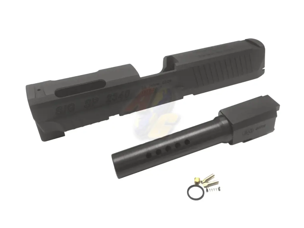 Shooters Design KSC SIG SP2340 GBB GSG-9 35TH Anni Slide & Barrel Set (Black, CNC) (Normal Sight)