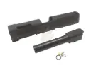 Shooters Design KSC SIG SP2340 GBB GSG-9 35TH Anni Slide & Barrel Set (Black, CNC) (Normal Sight)