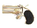 MAXTACT Derringer Full Metal Gas Powered Airsoft Gun - 6mm (Gold)
