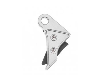 C&C OP Style CNC Aluminum Trigger for Tokyo Marui Glock GBB Series - Ti-Grey