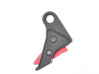 C&C OP Style CNC Aluminum Trigger for Tokyo Marui Glock GBB Series - Black